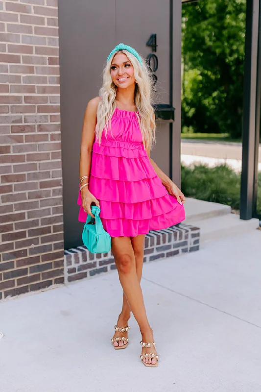 Editor In Chic Tiered Mini Dress