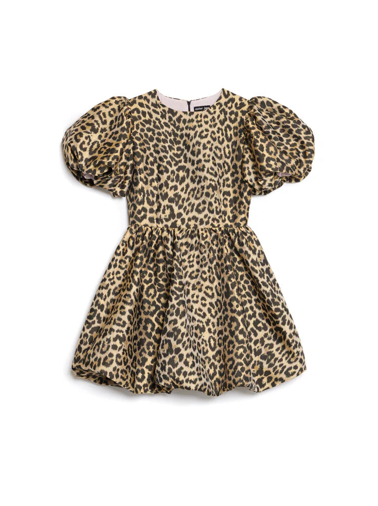 Sister Jane Lola Leopard Jacquard Dress